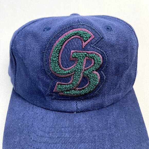 Vintage Alaska Hat Cap Strapback Navy Blue Glacier Bay National Park Nature 90s - Picture 3 of 7